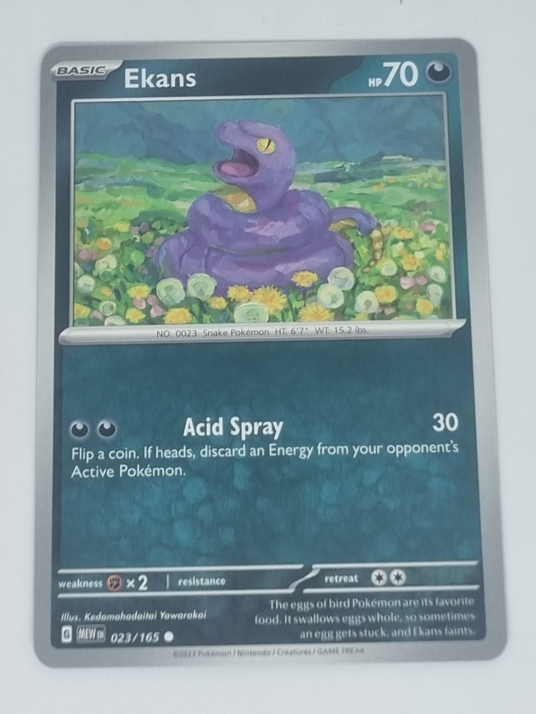 Pokemon TCG - Pokemon 151 - #023/165 - Ekans - Common