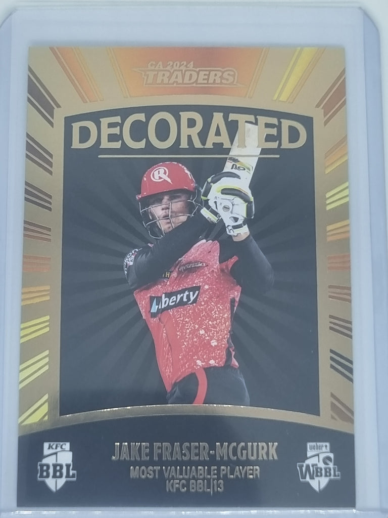 2024-25 LUXE Cricket - Decorated - #D22 - Jake Fraser-McGurk #076/170 Renegades