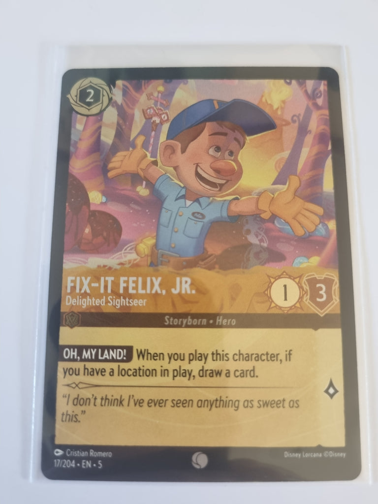 Shimmering Skies - FOIL - Fix-It Felix, Jr. - Delighted Sightsee - 17/204 Common