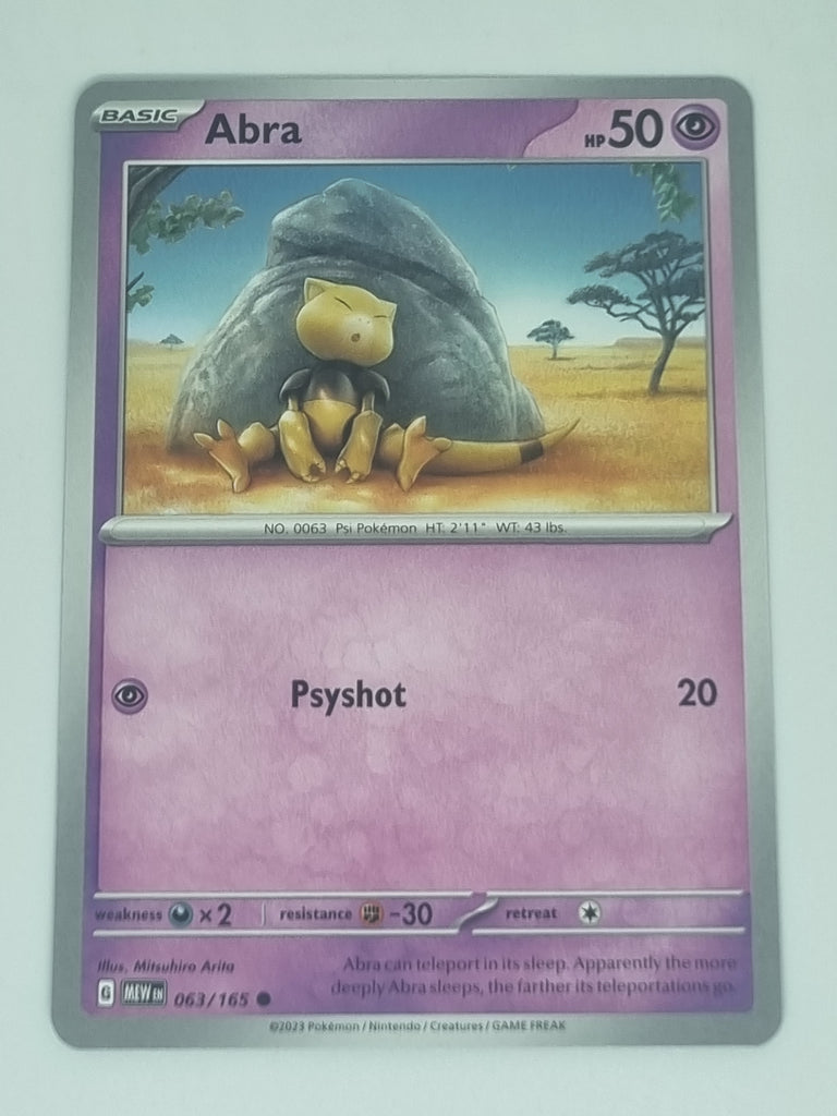 Pokemon TCG - Pokemon 151 - #063/165 - Abra - Common