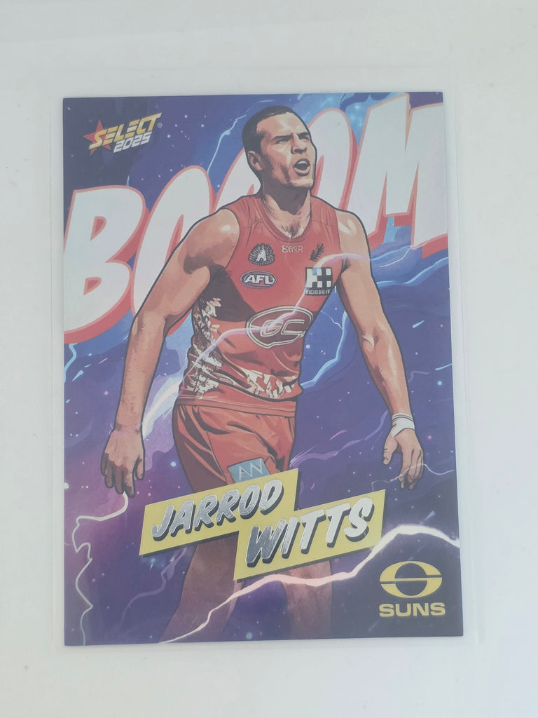 AFL Footy Stars 2025 | Booom | #BM108 | J. Witts | Gold Coast Suns | #051/360