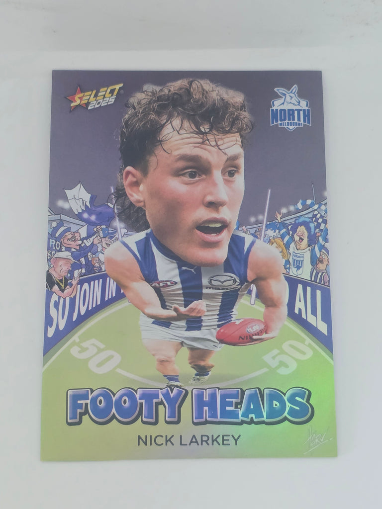 AFL Footy Stars 2025 | Footy Heads | #FH68 | N. Larkey | North Melbourne