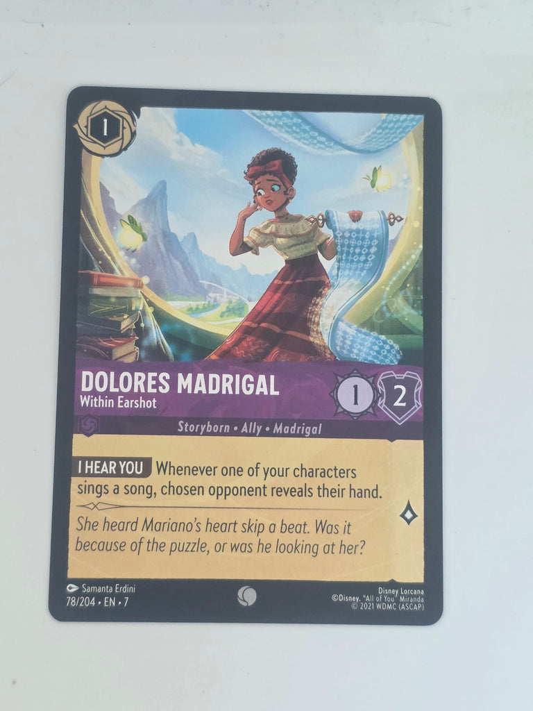 Lorcana | Archazia's Island | #78/204 | Dolores Madrigal Within Earshot | Common