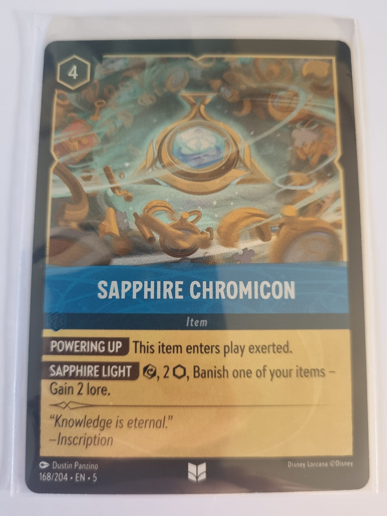 Shimmering Skies - FOIL - Sapphire Chromicon - 168/204 - Uncommon