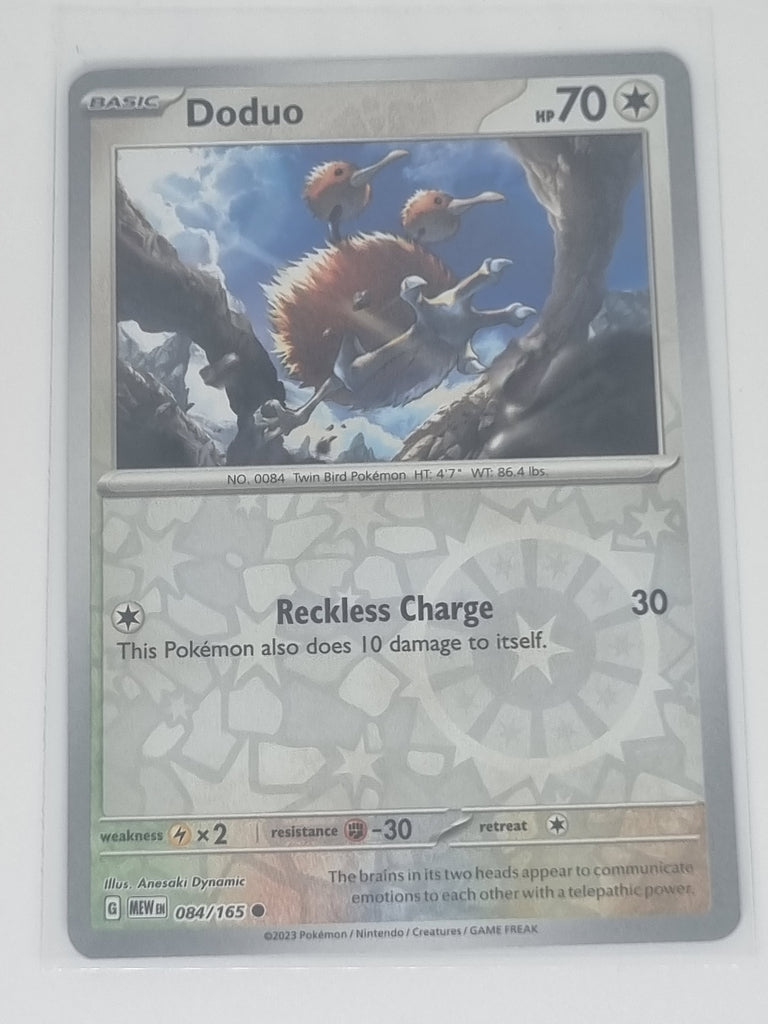 Pokemon TCG - Pokemon 151 - #084/165 - Reverse Holo - Doduo - Common