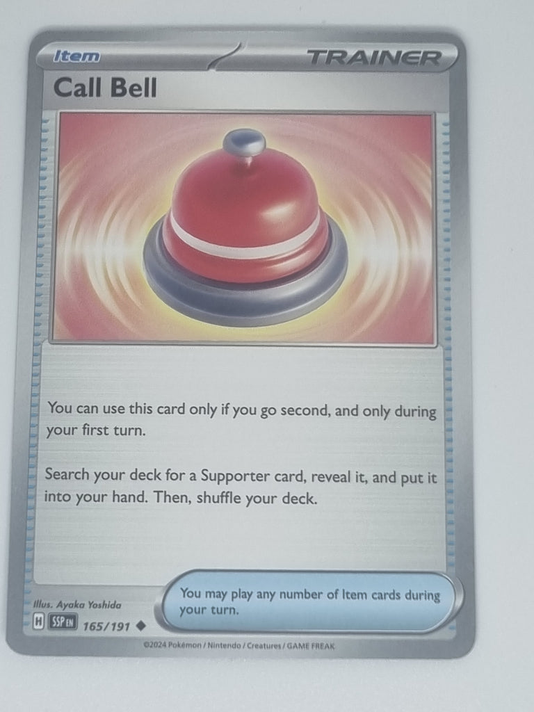 Pokemon TCG - Surging Sparks - #165/191 - Call Bell - Uncommon