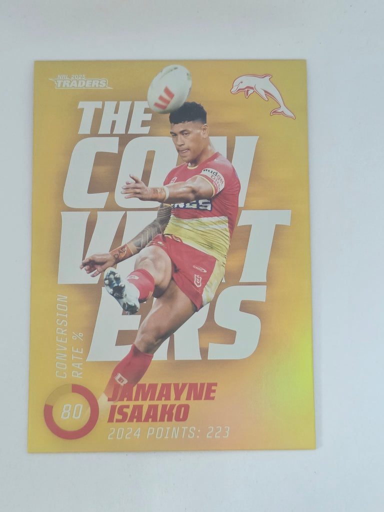 NRL 2025 Traders Titanium| Converters Parallel #TCP5 | Jamayne Isaako | Dolphins
