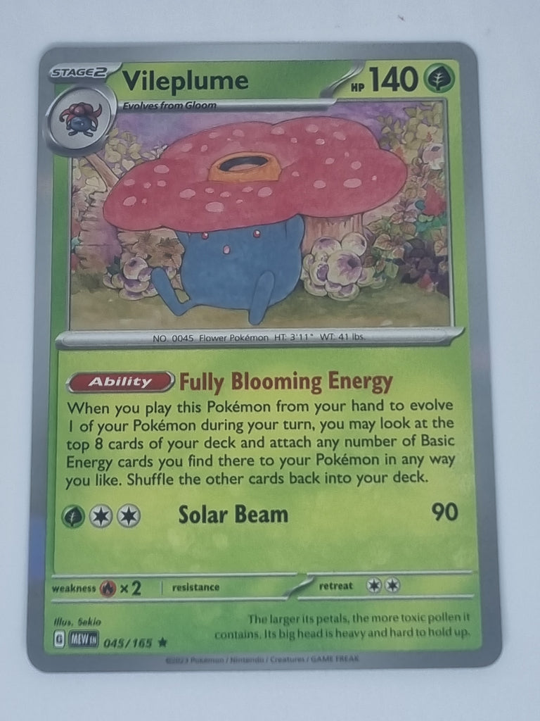 Pokemon TCG - Pokemon 151 - #045/165 - Vileplume - Rare