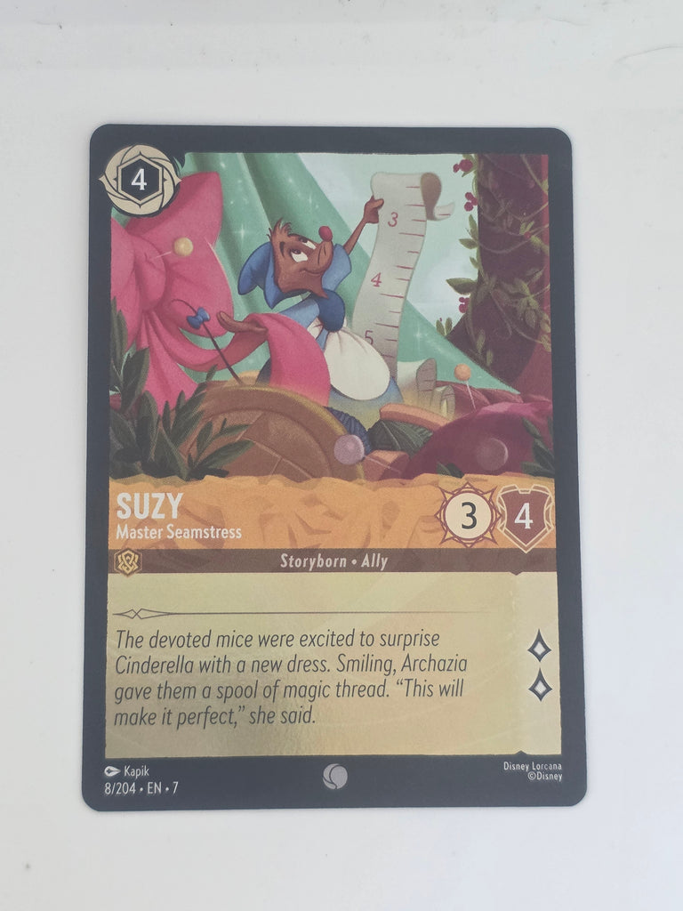 Lorcana | Archazia's Island COLDFOIL #8/204 | Suzy - Master Seamstress | Common