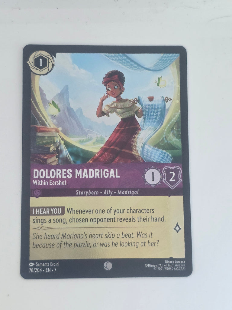 Archazia's Island COLDFOIL #78/204 Dolores Madrigal Within Earshot | Common