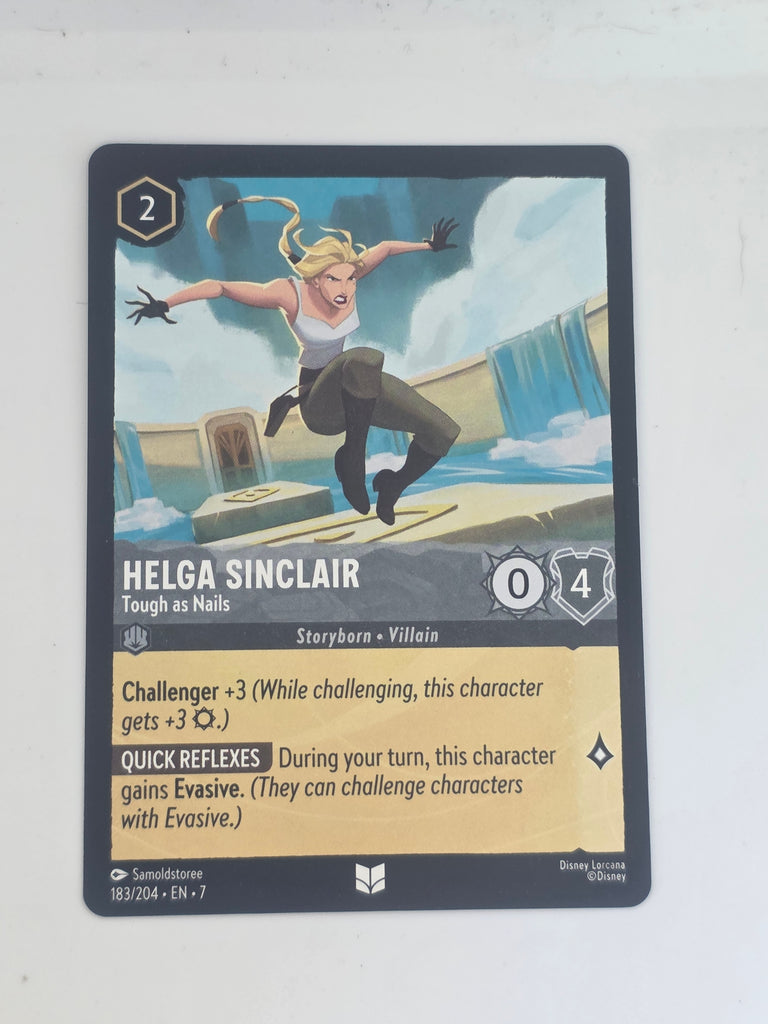 Lorcana | Archazia's Island | #183/204 | Helga Sinclair - Tough as Nails | U/C