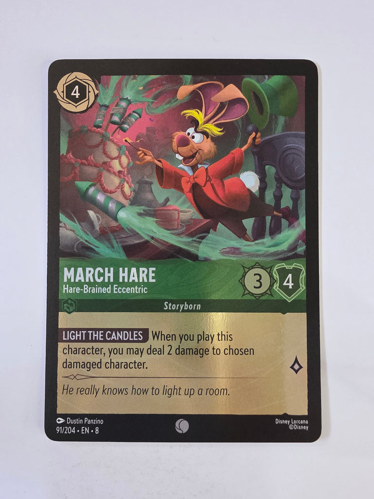 Disney Lorcana Reign of Jafar | Coldfoil | March Hare | #091 | Common