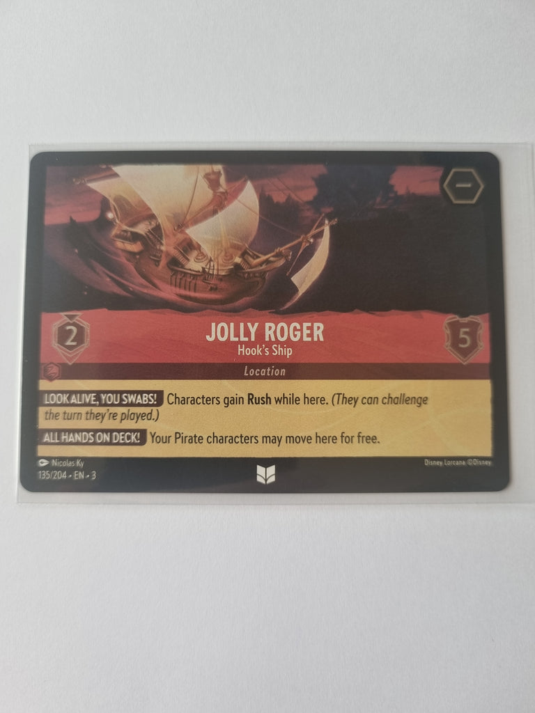 Into the Inklands - FOIL - Jolly Roger - Hook's Ship 135/204 Uncommon
