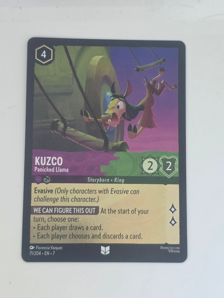 Lorcana | Archazia's Island | COLDFOIL | #71/204 | Kuzco - Panicked Llama | U/C