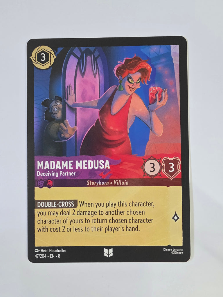 Disney Lorcana Reign of Jafar | Madame Medusa Deceiving Partner | #047 | Uncommon