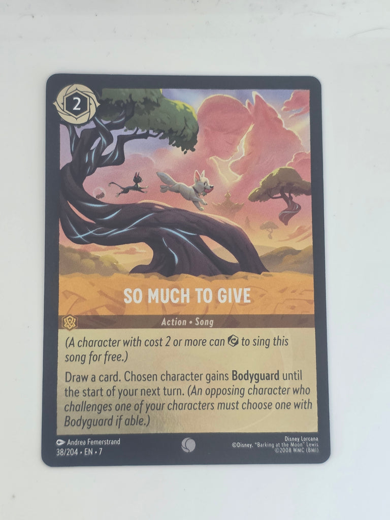 Lorcana | Archazia's Island | COLDFOIL | #38/204 | So Much To Give | Common