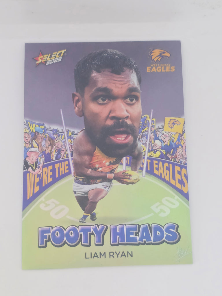 AFL Footy Stars 2025 | Footy Heads | #FH101 | L. Ryan | West Coast Eagles