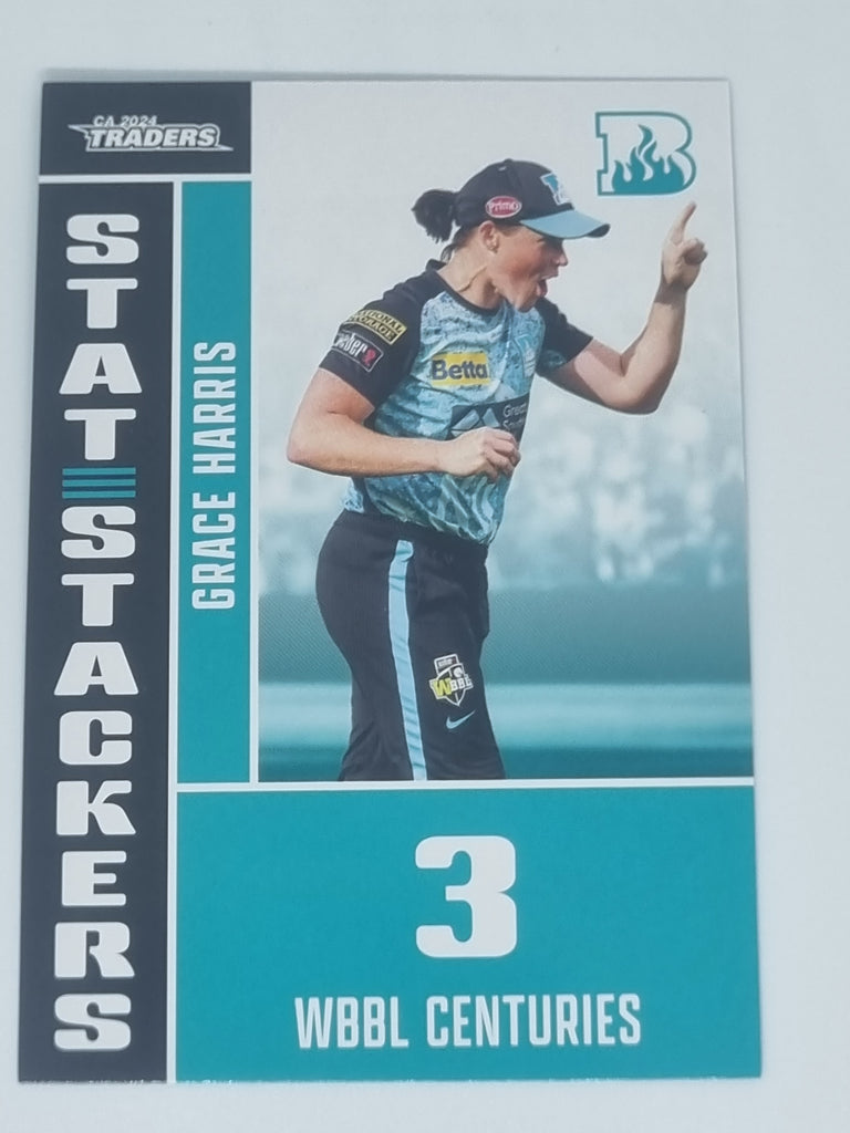 2024-25 LUXE Cricket - Stat Stackers - #SS15 - Grace Harris - Heat