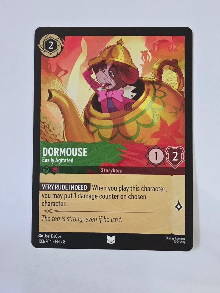 Disney Lorcana Reign of Jafar | Dormouse Easily Agitated | #103 | Uncommon