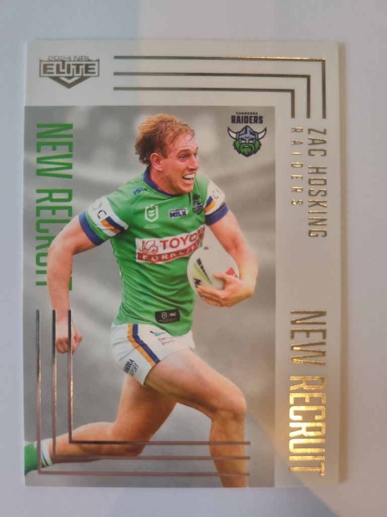 2024 Elite NRL - New Recruit - #NR03 - Zac Hosking - Raiders