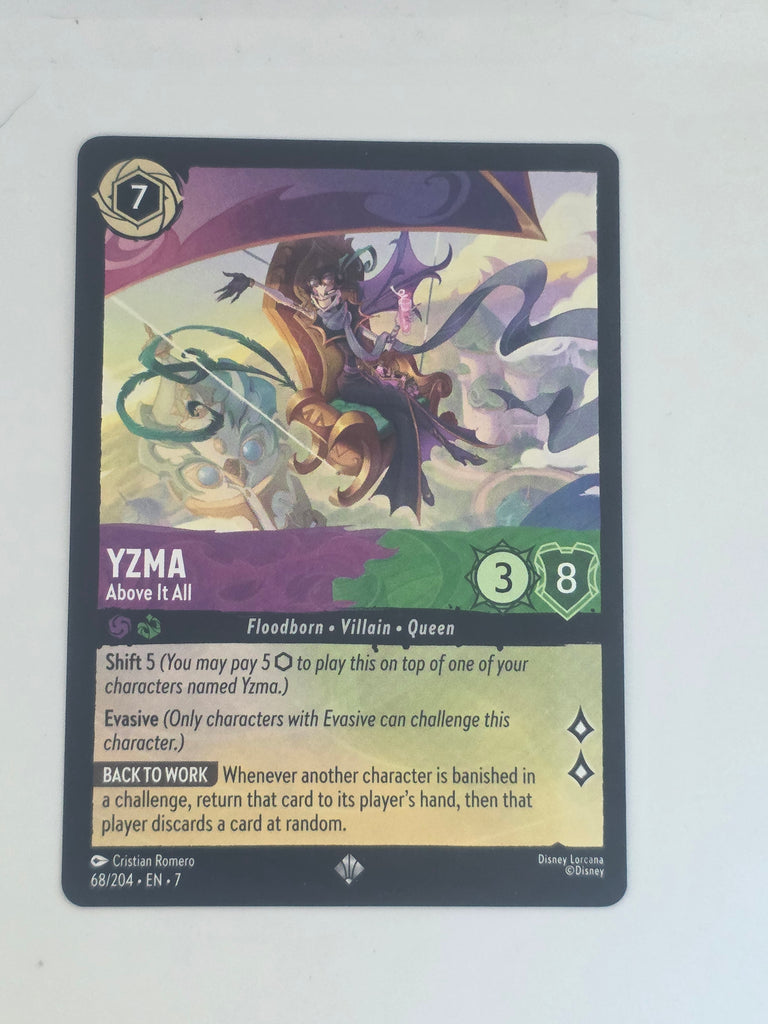 Lorcana | Archazia's Island | #68/204 | Yzma - Above It All | Super Rare