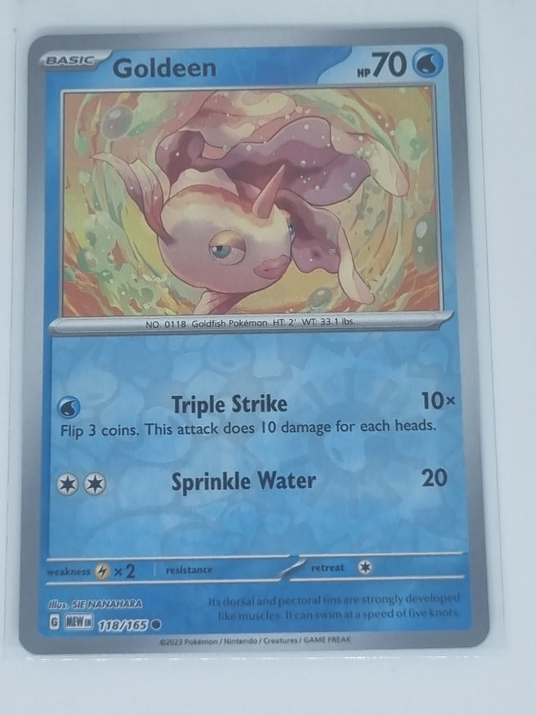 Pokemon TCG - Pokemon 151 - #118/165 - Reverse Holo - Goldeen - Common