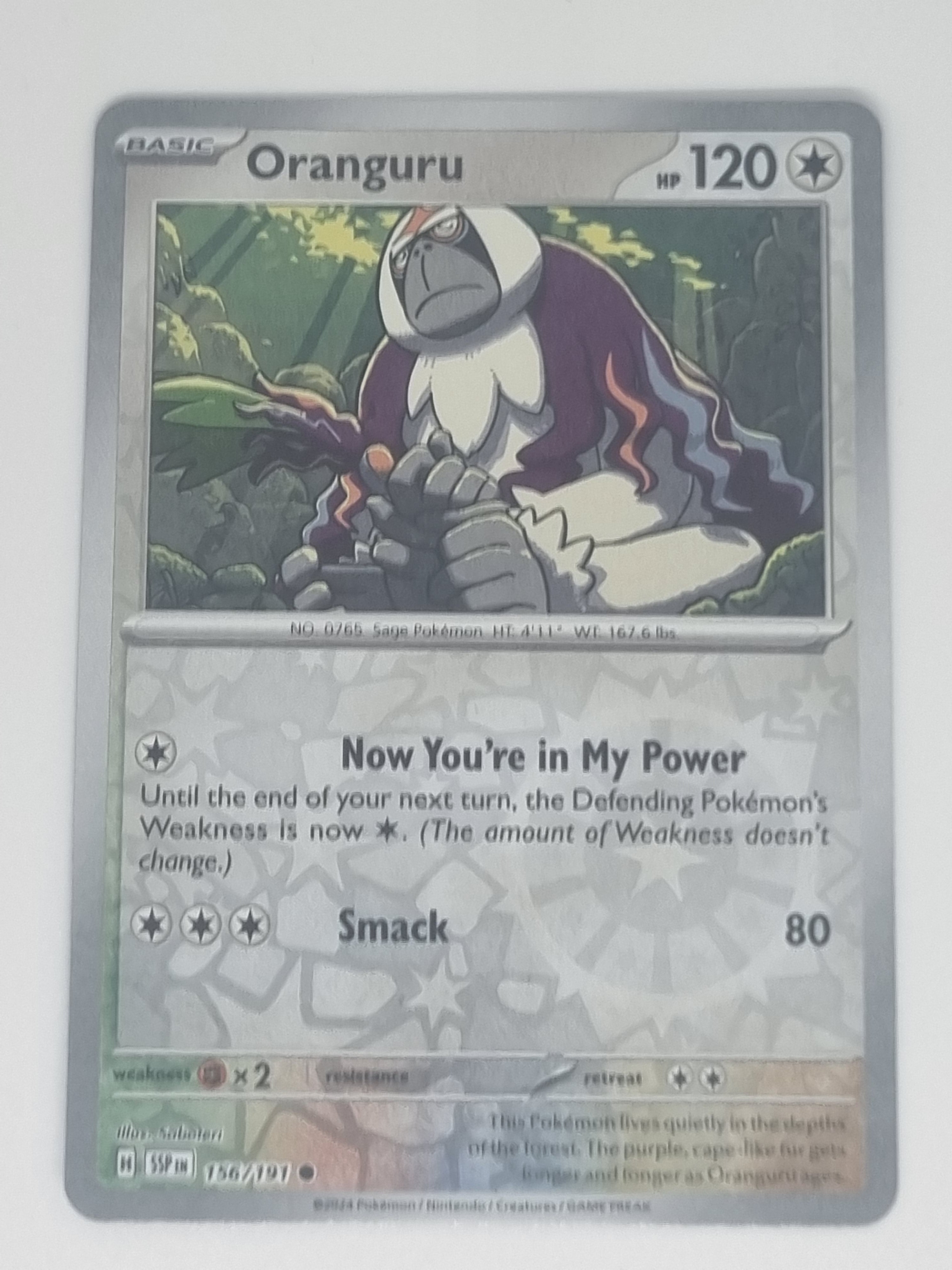 pokemon cards oranguru Pokemon TCG - Surging Sparks - #156/191 - Reverse Holo - Oranguru