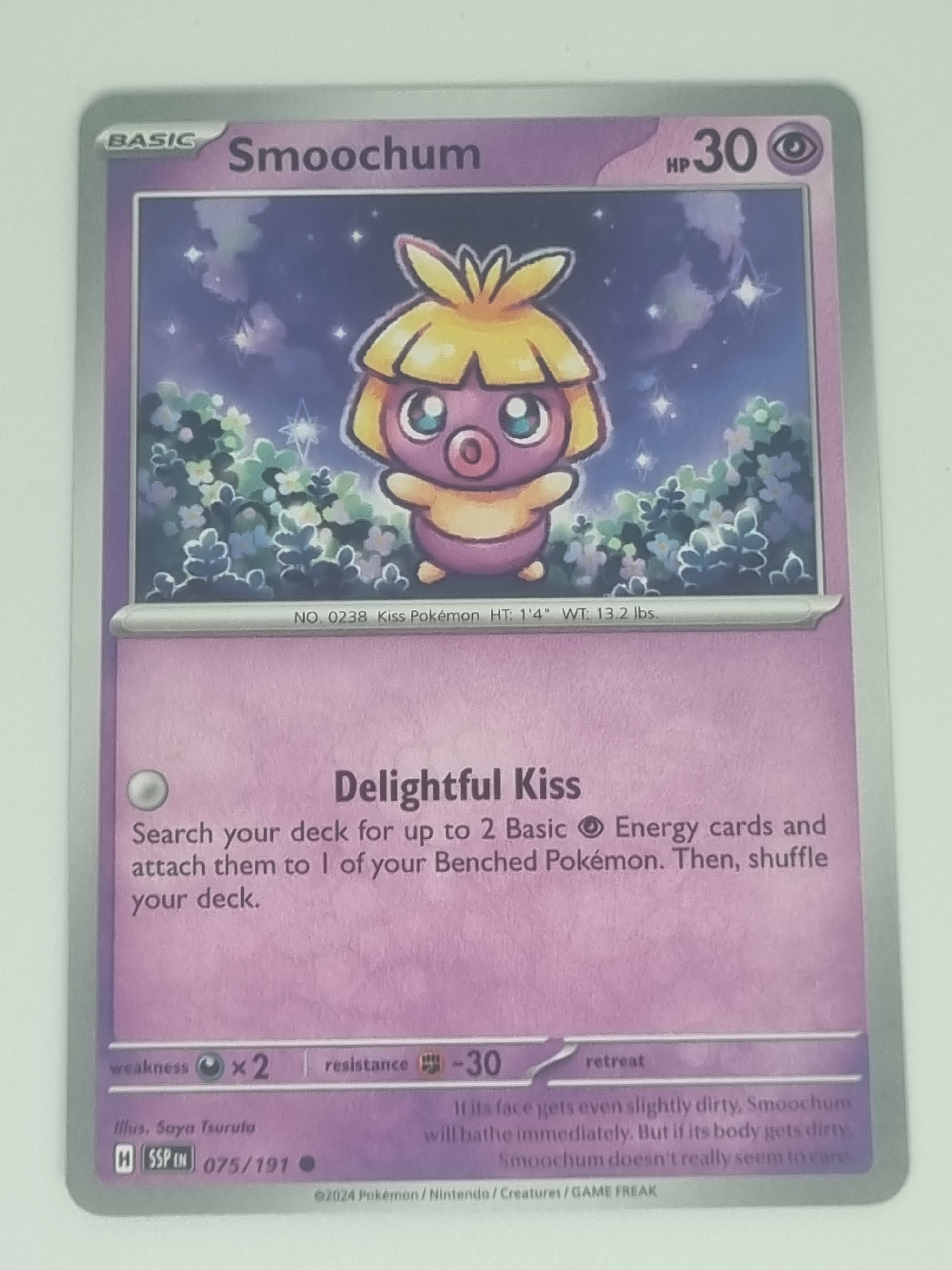 Pokemon TCG - Surging Sparks - #075/191 - Smoochum