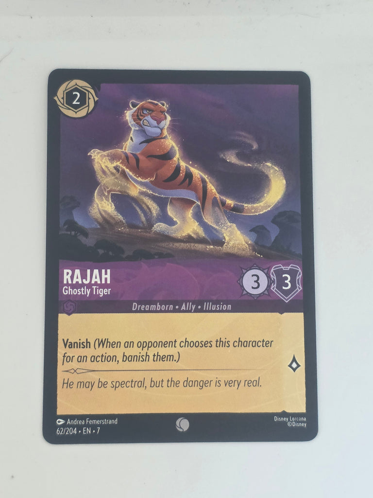 Lorcana | Archazia's Island | #62/204 | Rajah - Ghostly Tiger | Common