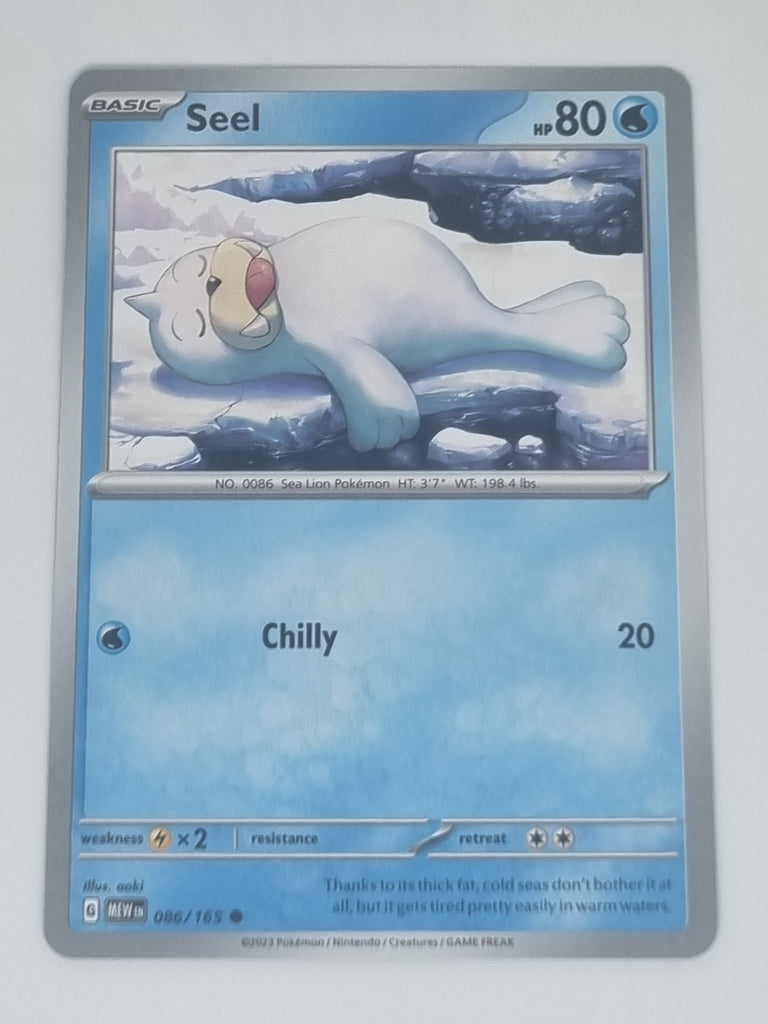 Pokemon TCG - Pokemon 151 - #086/165 - Seel - Common