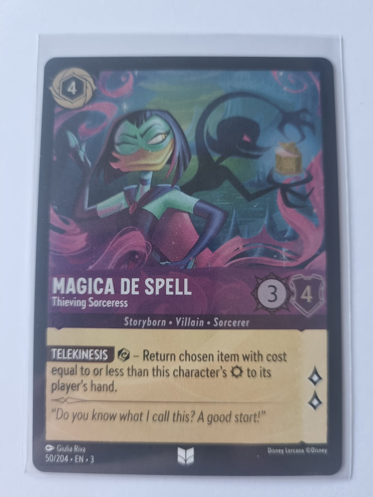 Into the Inklands FOIL Magica De Spell Thieving Sorceress 50/204 Uncommon