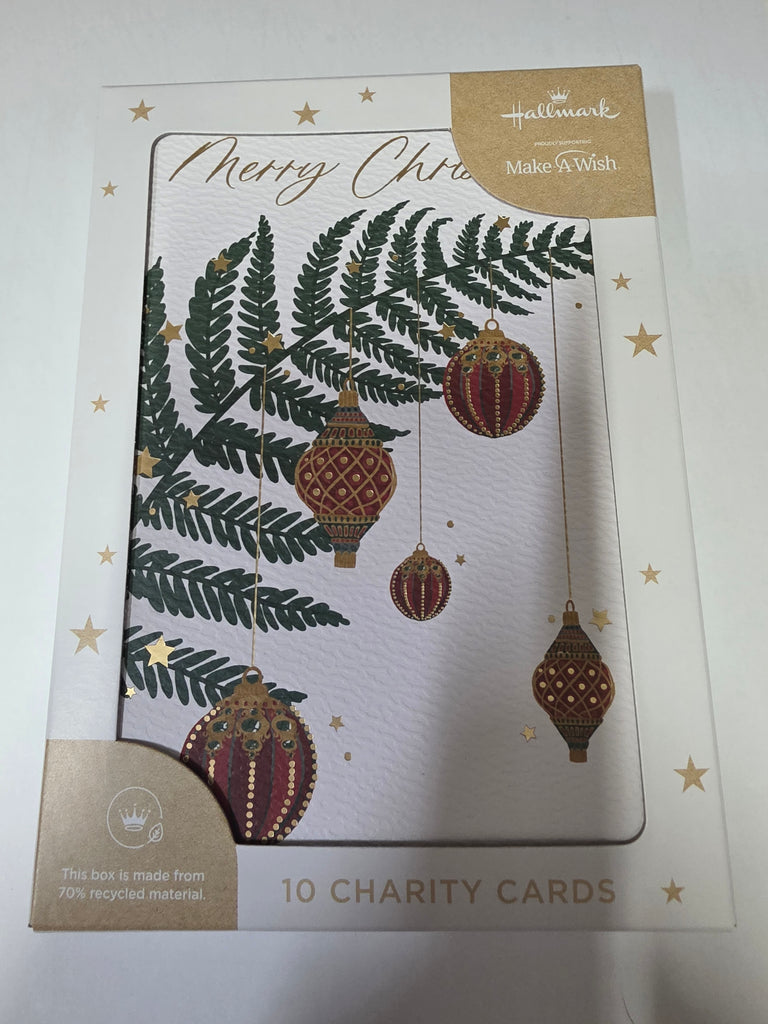 Hallmark Charity Boxed Christmas Cards | 10 Cards 1 Design | Decorations
