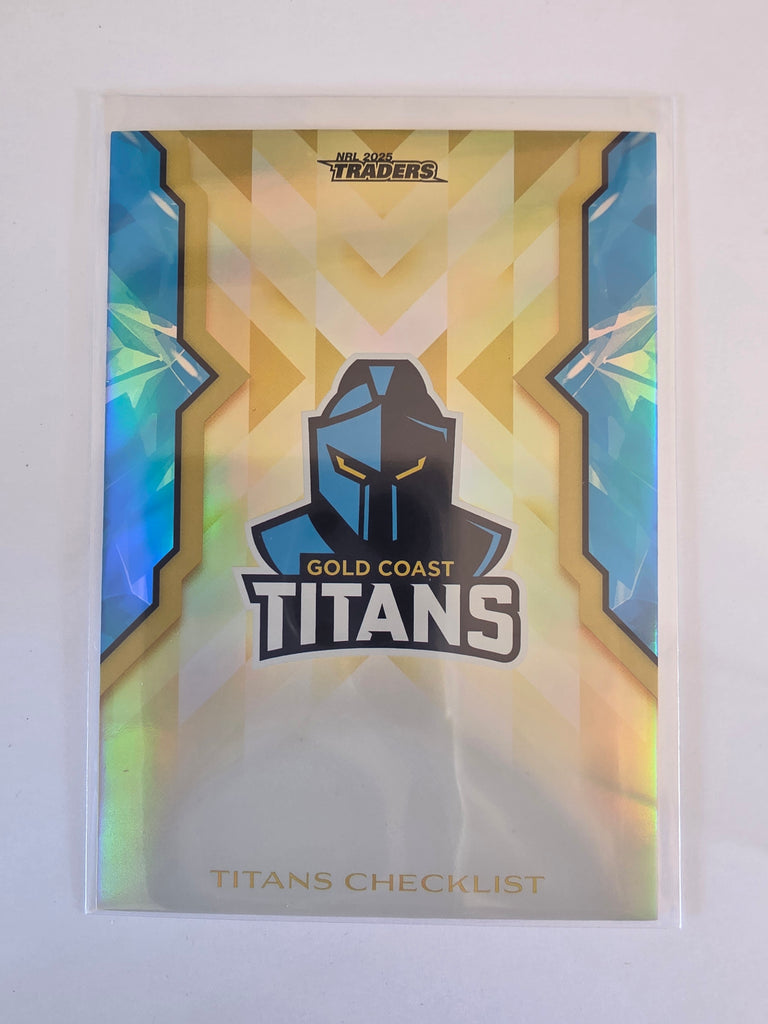 NRL 2025 Traders Titanium | NRLW Gold | #WG22 | Checklist | #160/197 | Titans