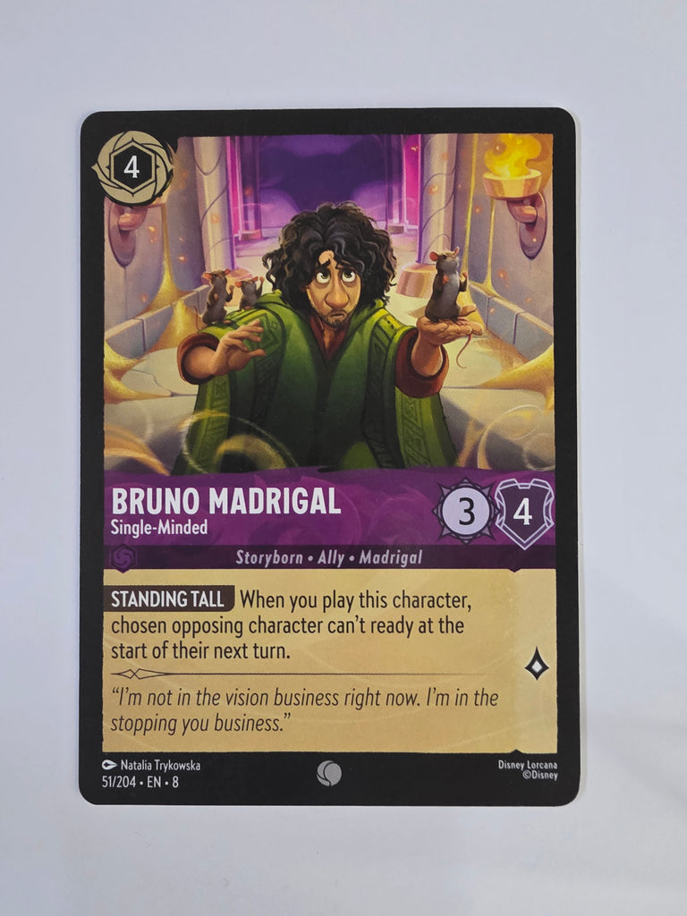 Disney Lorcana Reign of Jafar | Bruno Madrigal Single-Minded | #051 | Common