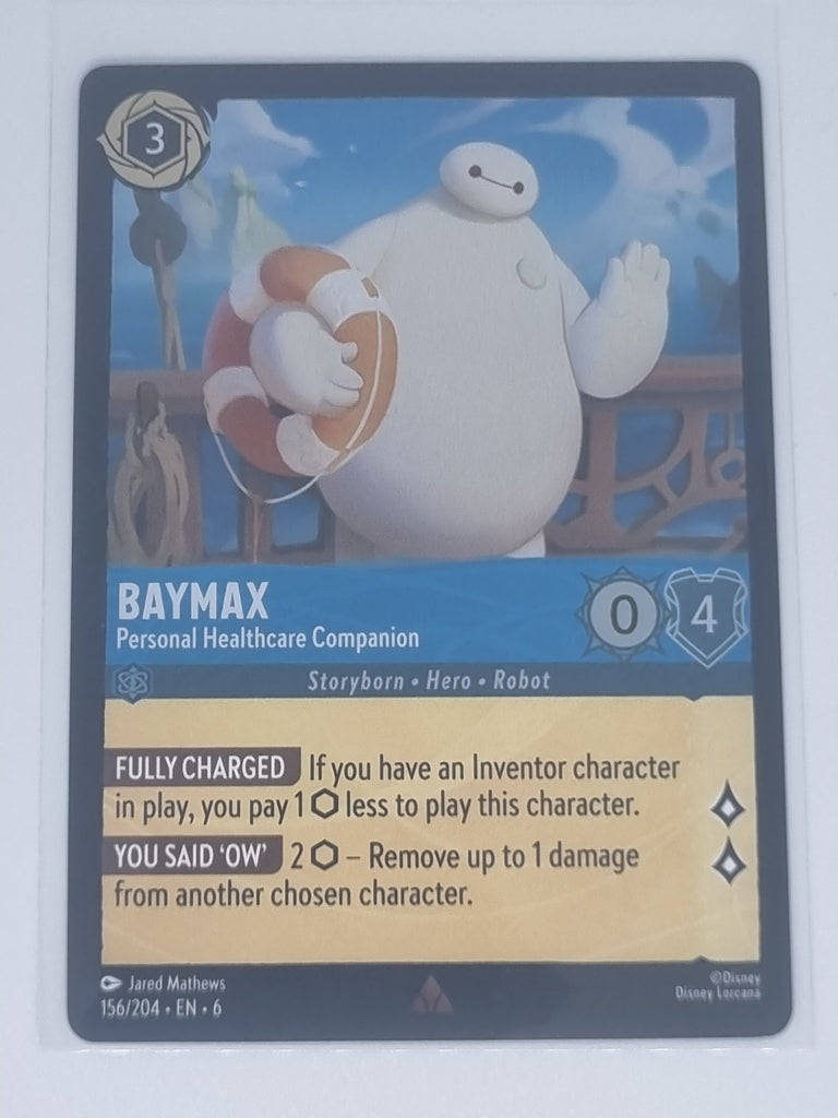 Azurite Sea - COLDFOIL - Baymax - Personal Healthcare Companion - #156/204 Rare