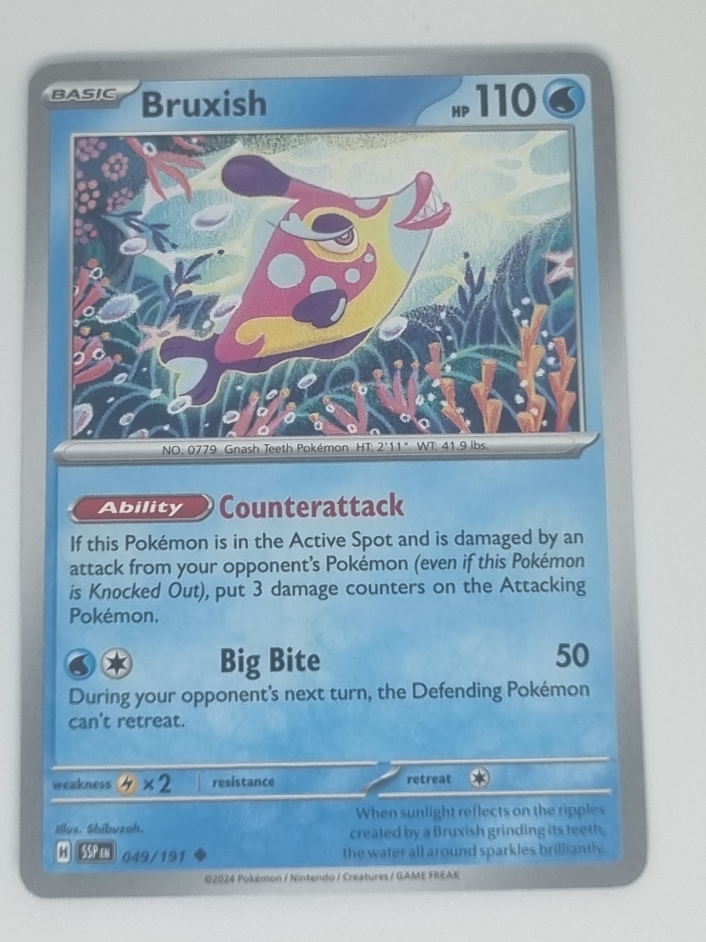 Pokemon TCG - Surging Sparks - #049/191 - Bruxish