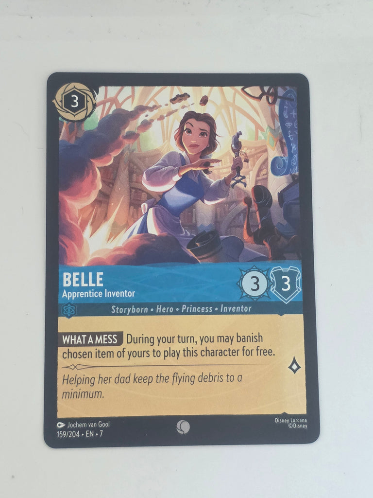 Lorcana | Archazia's Island | #159/204 | Belle - Apprentice Inventor | Common