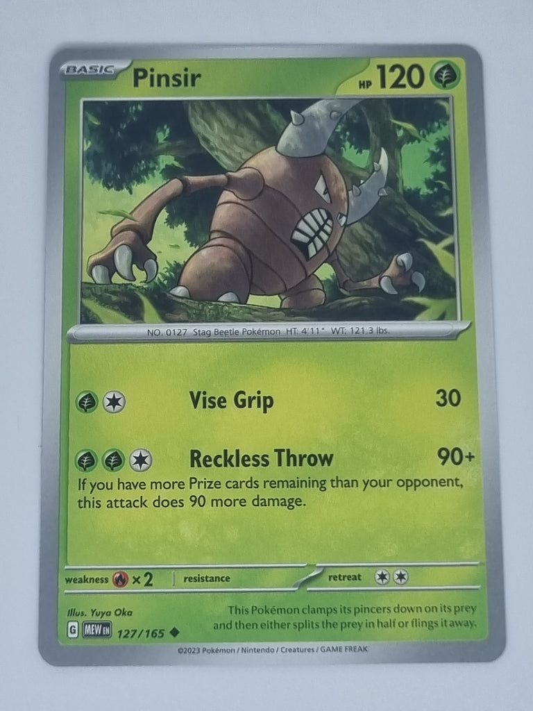 Pokemon TCG - Pokemon 151 - #127/165 - Pinsir - Uncommon