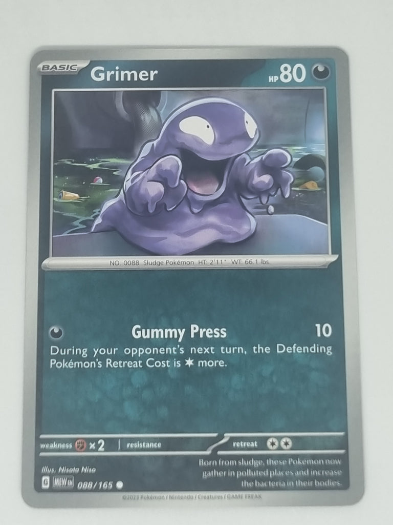 Pokemon TCG - Pokemon 151 - #088/165 - Grimer - Common