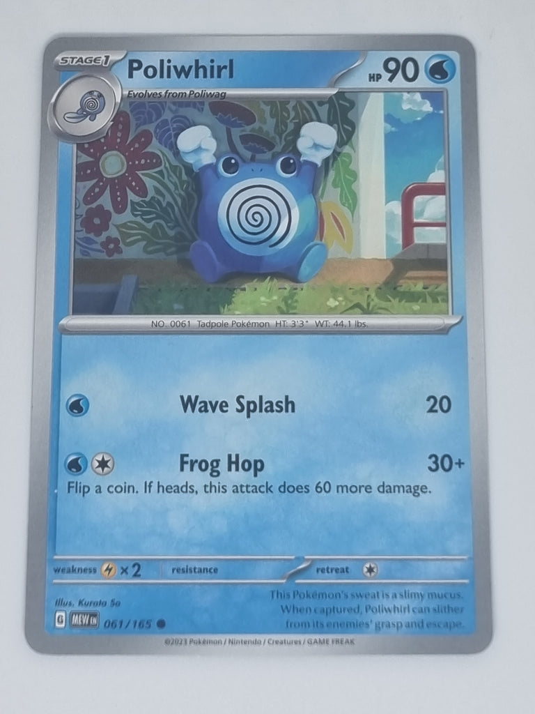 Pokemon TCG - Pokemon 151 - #061/165 - Poliwhirl - Common