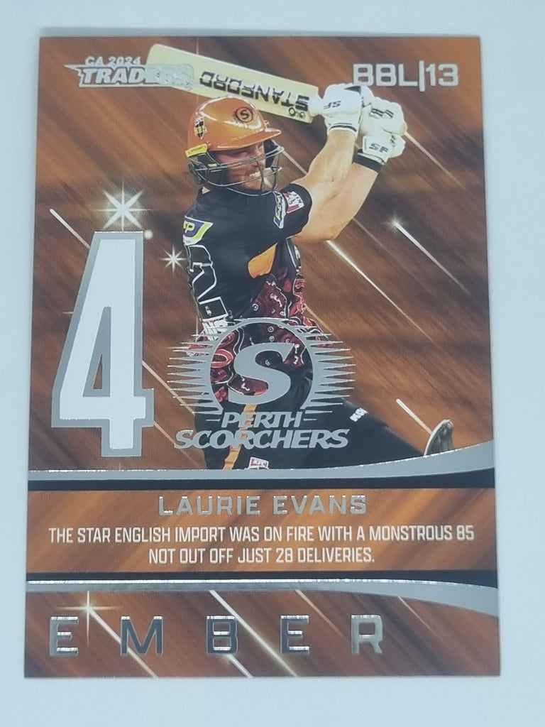 2024-25 LUXE Cricket - Season to Remember - #STR18 - Laurie Evans - Scorchers