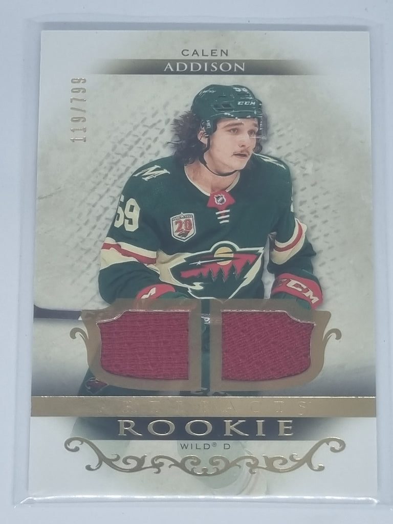 2021-22 Hockey Artifacts - Base Material Gold - #178 - Calen Addison - Wild /799
