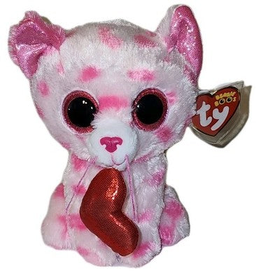 Sweet | Cat with Heart | Regular | TY Beanie Boo