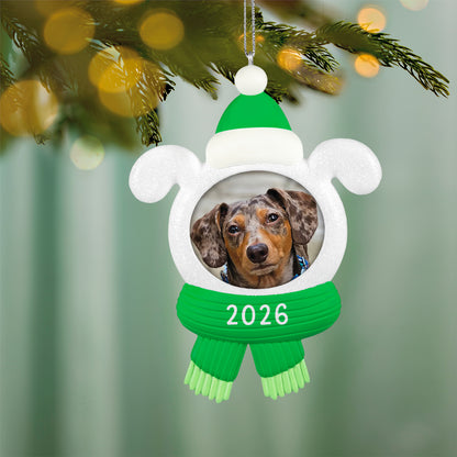 Snow Dog 2026 Photo Frame