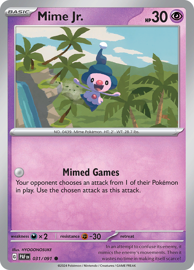 Pokemon TCG - Paldean Fates - #31 - Mime Jr
