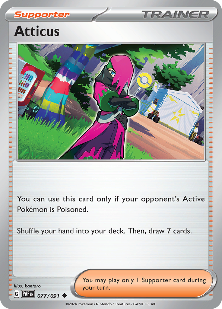 Pokemon TCG - Paldean Fates - #77 - Atticus - Uncommon