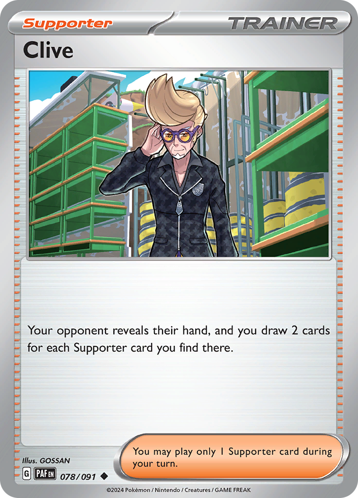 Pokemon TCG - Paldean Fates - #78 - Clive