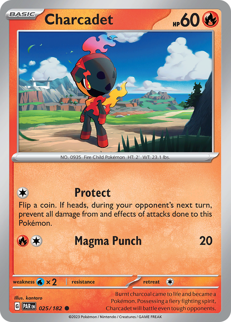 Pokemon TCG: Paradox Rift card - Charcadet.