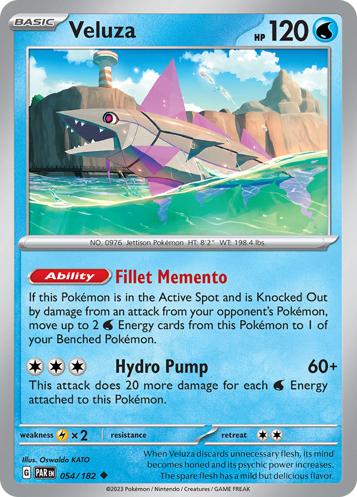 Pokemon TCG: Paradox Rift card - Veluza.