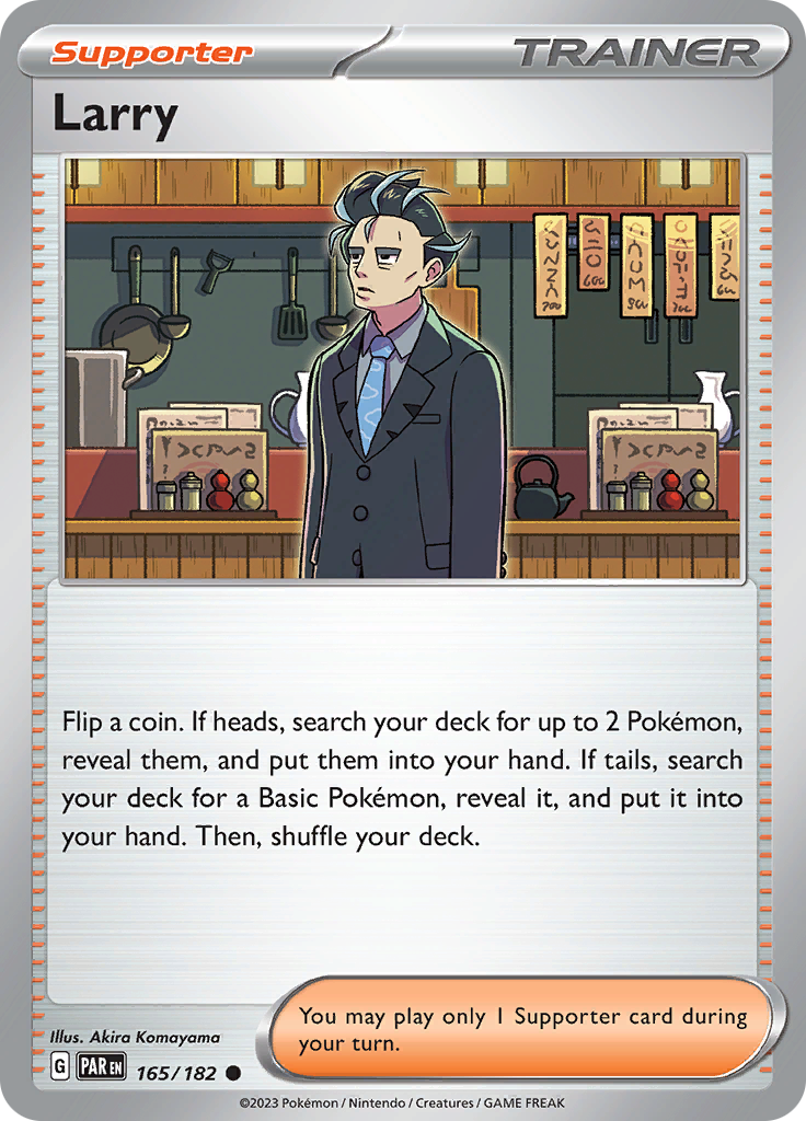 Pokemon TCG: Paradox Rift card - Larry.